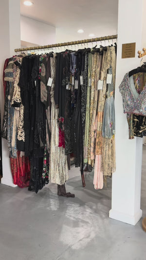 2004 Jean Paul Gaultier Runway Embroidered Blush Pink Corset Jacket & Matching Skirt