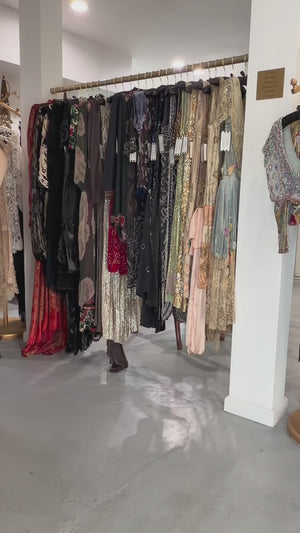 2004 Christian Dior by John Galliano Black Stretch Knit Ruffle-Hem Hourglass Dress