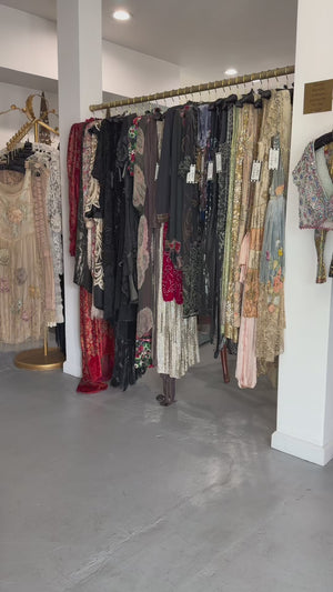 1998 John Galliano 'Haut Bohème' Collection Ivory Fitted Textural Jacket & Bias-Cut Maxi Skirt Set