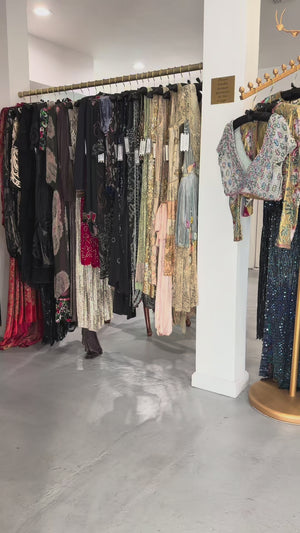 1999 John Galliano Maori Collection Merlot Red Silk Bias-Cut Gown w/ Fringed Shawl