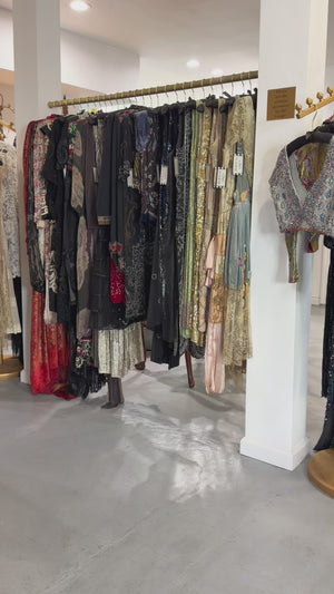 1995 Christian Dior by Gianfranco Ferré Runway Plaid Silk Metallic-Corded Hourglass Gown