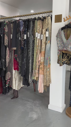 1998 John Galliano ‘Cabaret’ Collection Charcoal Gray Wool Dress & Peplum Jacket Suit