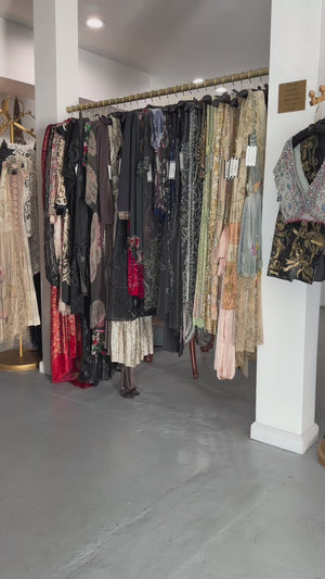 2015 Ralph & Russo Haute Couture Runway 'Blooming' Ombré Blue Silk Sculptural Dress