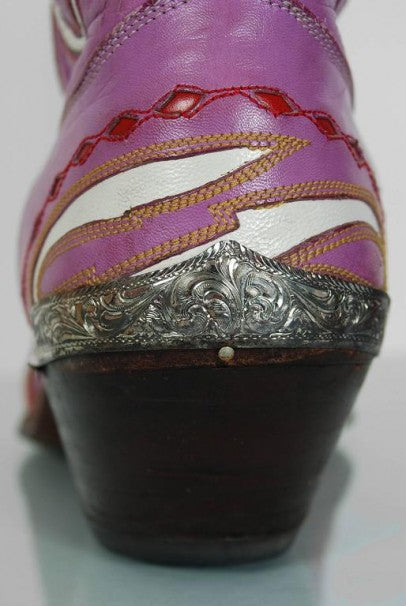 1950&#39;s Rare Nudie&#39;s Rodeo Tailor Novelty Hearts Leather Cowboy Boots