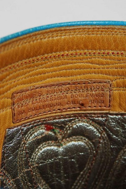 1950&#39;s Rare Nudie&#39;s Rodeo Tailor Novelty Hearts Leather Cowboy Boots