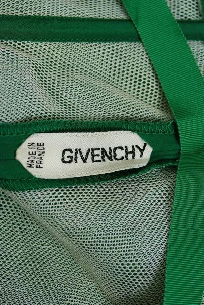 1991 Givenchy Haute-Couture Green Pink Satin Strapless Belted Jumpsuit &amp; Jacket