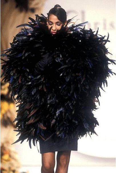 Dior feather dress hotsell