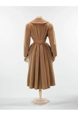 1952 Charles James Couture 'Chesterfield' Documented Museum-Held Princess Coat