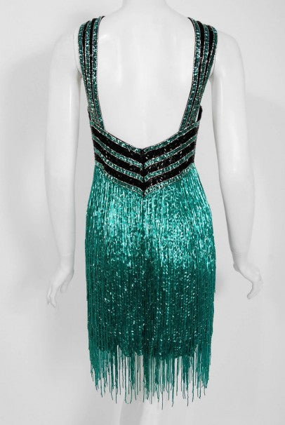 Teal Flapper Dress