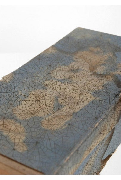 1920&#39;s Spiderweb Cut-Out Novelty Red &amp; Black Leather Deco Flapper Shoes w/ Box