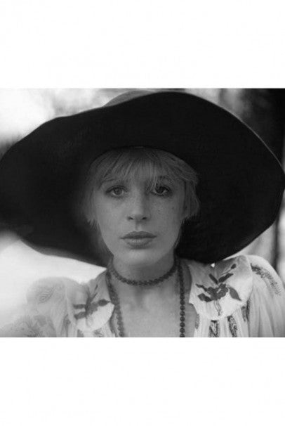 1973 Ossie Clark Couture Celia Birtwell Floral Print Tiered Silk Chiffon Dress