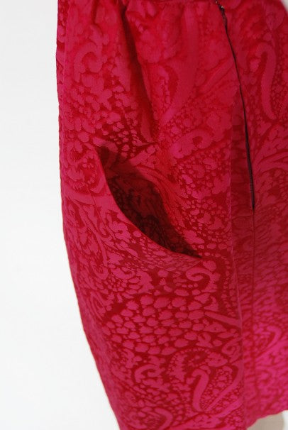 1962 Christian Dior Haute Couture Pink Textured Silk Dress &amp; Bow Jacket