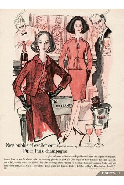 1962 Christian Dior Haute Couture Pink Textured Silk Dress &amp; Bow Jacket