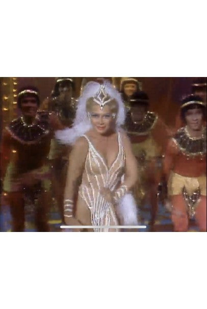 1978 Bob Mackie for Mitzi Gaynor Documented Sequin Feather Dance Costume