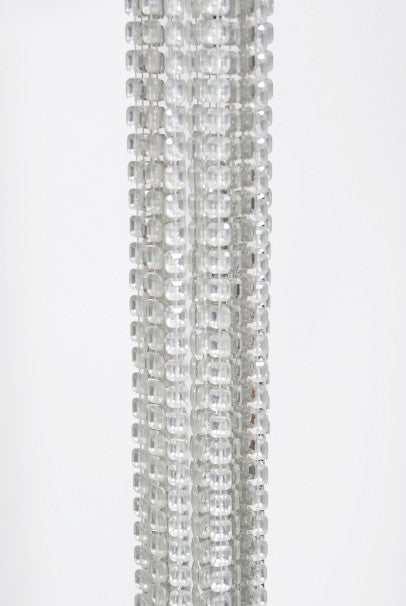 1975 Ret Turner Couture for Diana Ross &#39;Disco Ball&#39; Silver Sequin Gown