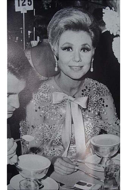 1966 Arnold Scaasi Couture For Mitzi Gaynor Beaded Strapless Gown &amp; Cape