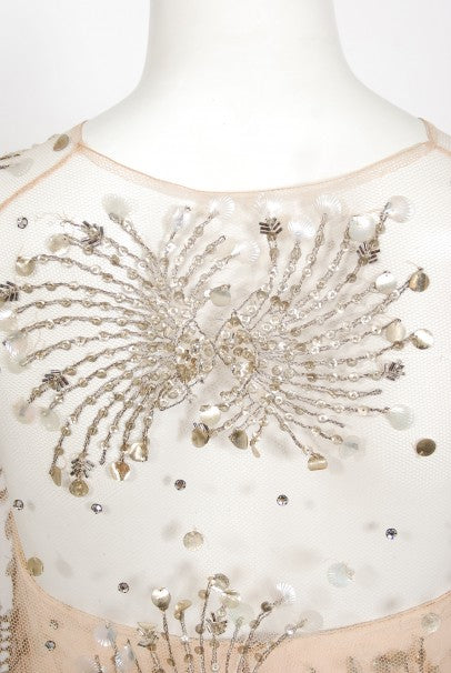 1966 Arnold Scaasi Couture For Mitzi Gaynor Beaded Strapless Gown &amp; Cape