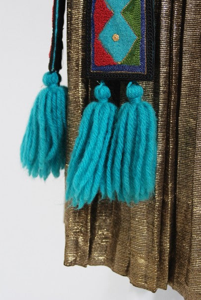 1951 Helen Rose Gold Lamé Egyptian &#39;The Great Caruso&#39; Film-Worn Dress