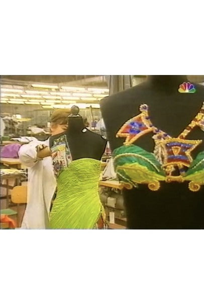 1990 Gianni Versace Couture Beaded Playing Cards Novelty Strapless Dress