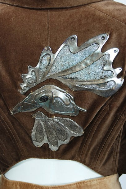 2001 Chloe by Stella McCartney Ombré Velvet Cropped Jacket Pants &amp; Boots