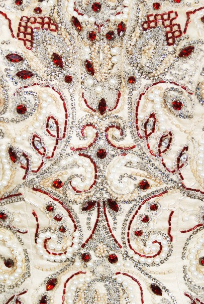 1996 Iconic Madonna &#39;Evita&#39; Film-Worn Beaded Ivory Silk Couture Gown