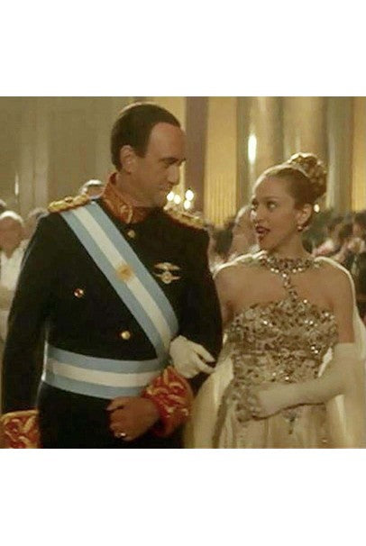 1996 Iconic Madonna &#39;Evita&#39; Film-Worn Beaded Ivory Silk Couture Gown