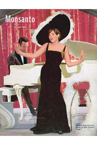 1967 Don Loper Couture For Barbra Streisand Black Hourglass Gown & Hat