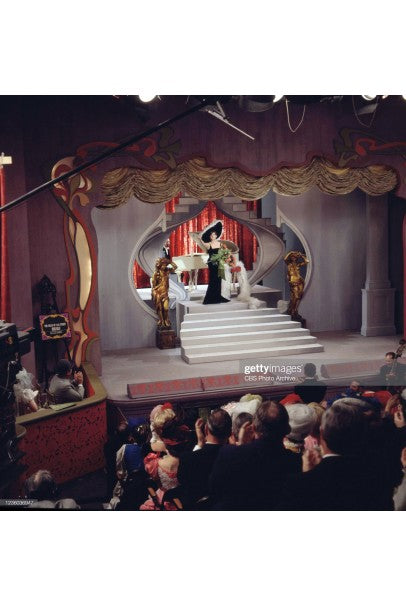 1967 Don Loper Couture For Barbra Streisand Black Hourglass Gown &amp; Hat