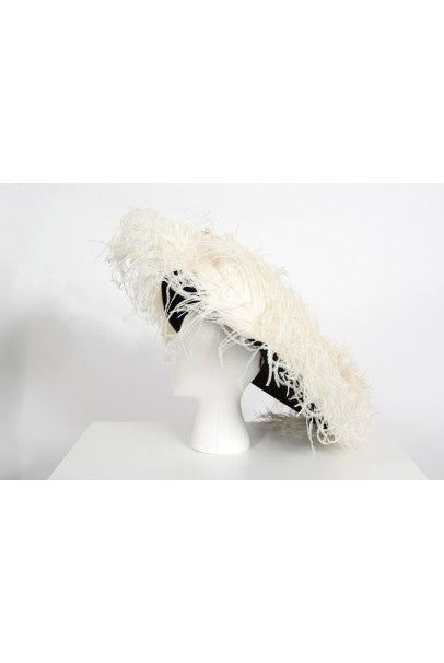 1967 Don Loper Couture For Barbra Streisand Black Hourglass Gown &amp; Hat