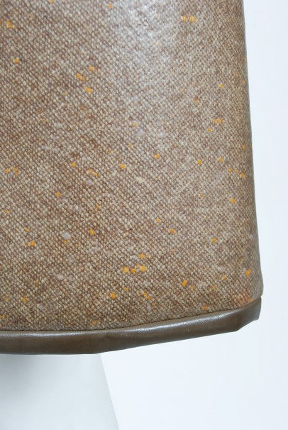 1968 Pierre Cardin Documented Vinyl Tweed Space-Age Mod Trench Jacket