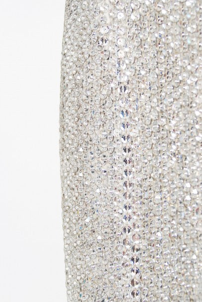 1990 Michael Kors Documented Madonna Beaded Rhinestone Mini Slip Dress