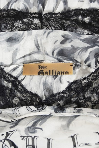 John Galliano 新聞プリントジャケット John galliano newspaper jacket