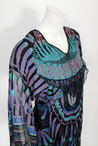 Y2K Silk Top Zandra Rhodes sale for Escada (2005)