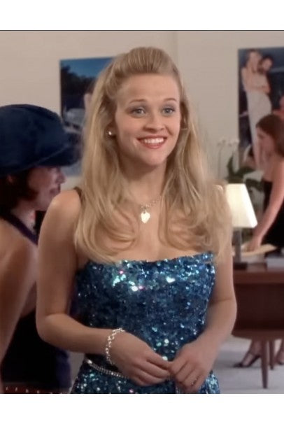 2000 Dolce &amp; Gabbana &#39;Legally Blonde&#39; Blue Sequin Bodycon Bra Mini Dress