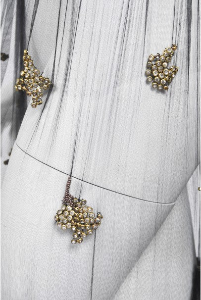 1930&#39;s Bette Davis Owned Couture Old Hollywood Sheer Beaded Silk Dress