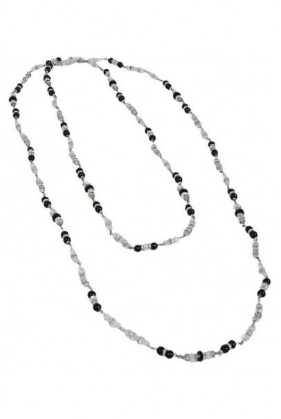 1954 Chanel by Robert Goossens Rare Crystal Metal Long Sautoir Couture Necklace